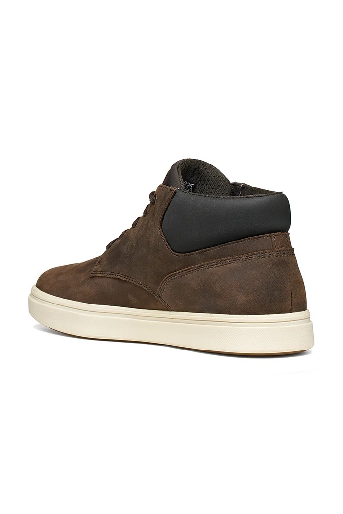 Geox U BALTMOORE sneakers ανδρικά δερμάτινα καφέ U56LDE000FFC6005