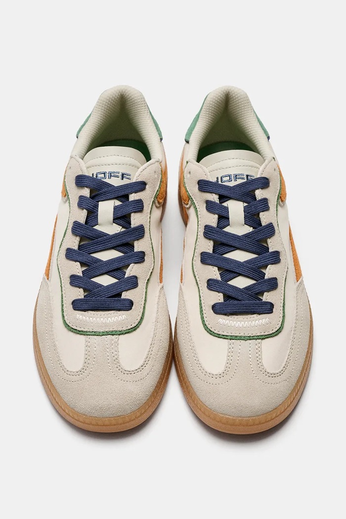 Hoff PARK MULTICOLOR sneakers ανδρικά σουέτ 22619401 μπεζ
