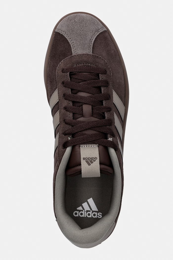 adidas VL Court 3.0 sneakersy męskie zamszowe brązowy LA7780