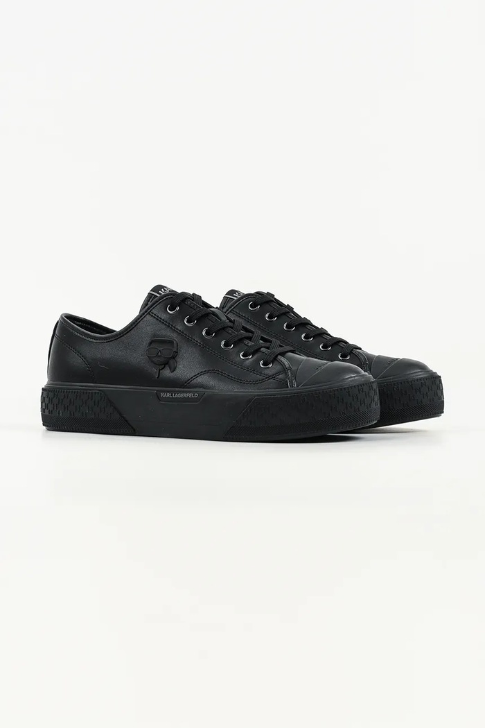 Karl Lagerfeld Kampus Max III Nft trampki męskie skórzane KL50470N.00X czarny AW26