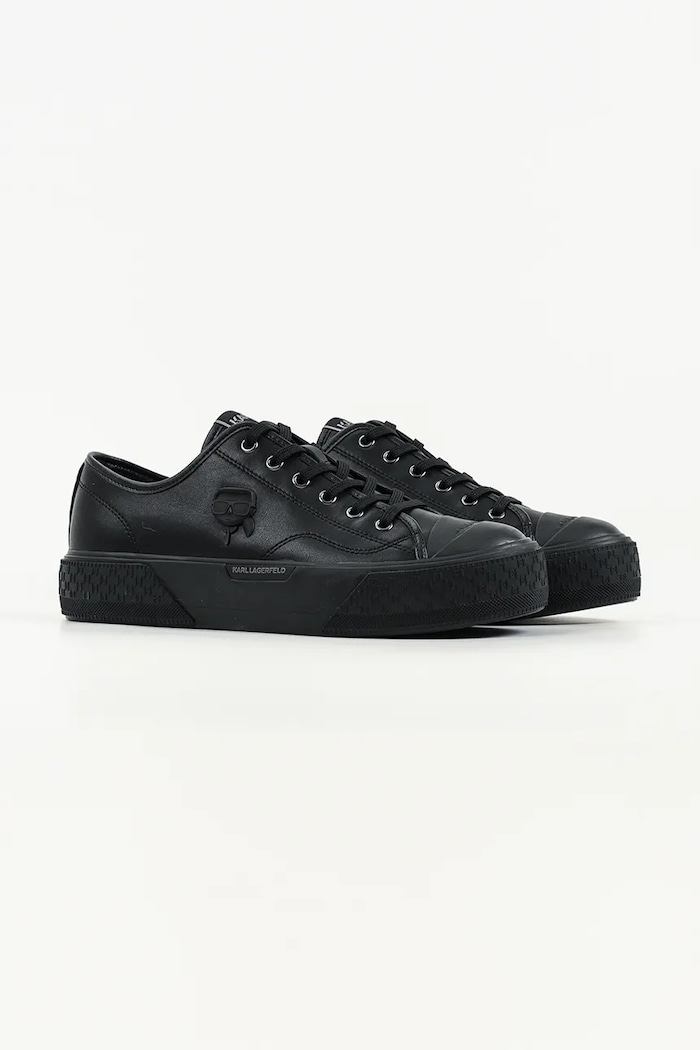 Karl Lagerfeld Kampus Max III Nft trampki męskie skórzane KL50470N.00X czarny AW26