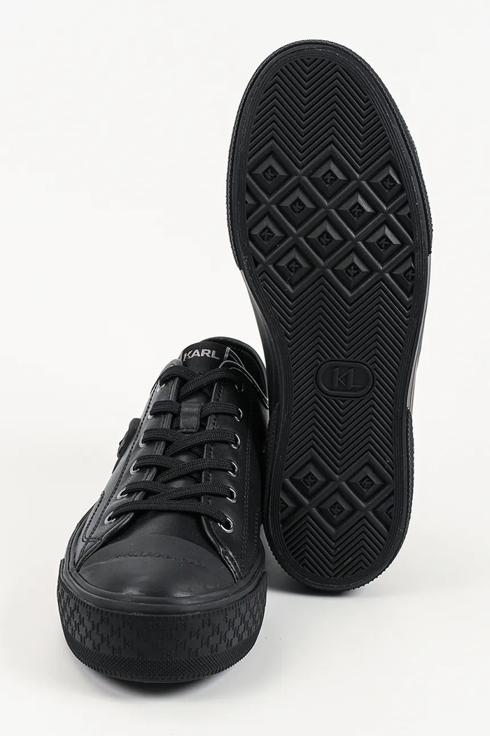 Karl Lagerfeld Kampus Max III Nft trampki męskie skórzane KL50470N.00X czarny