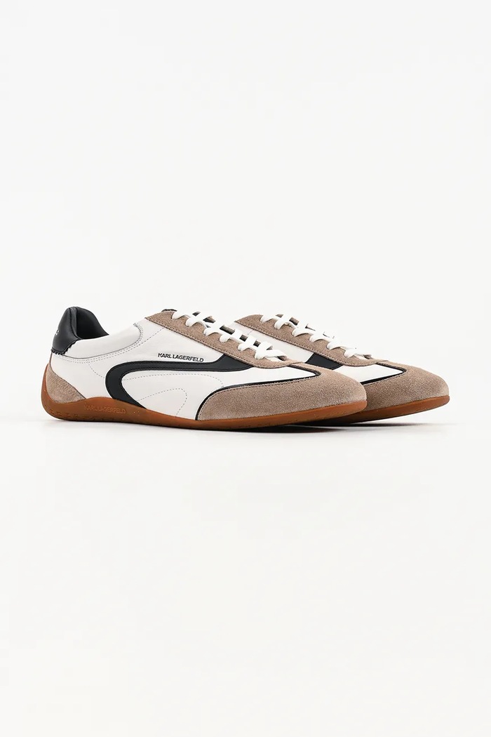 Karl Lagerfeld Devon Sneaker sneakersy męskie skórzane KL54415.31T biały AW26