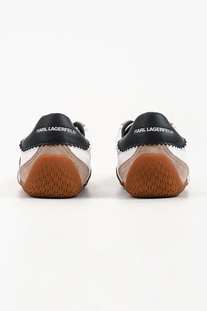 Obuwie Karl Lagerfeld Devon Sneaker sneakersy męskie skórzane KL54415.31T biały