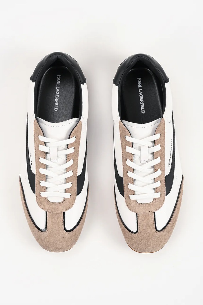 Karl Lagerfeld Devon Sneaker sneakersy męskie skórzane biały KL54415.31T