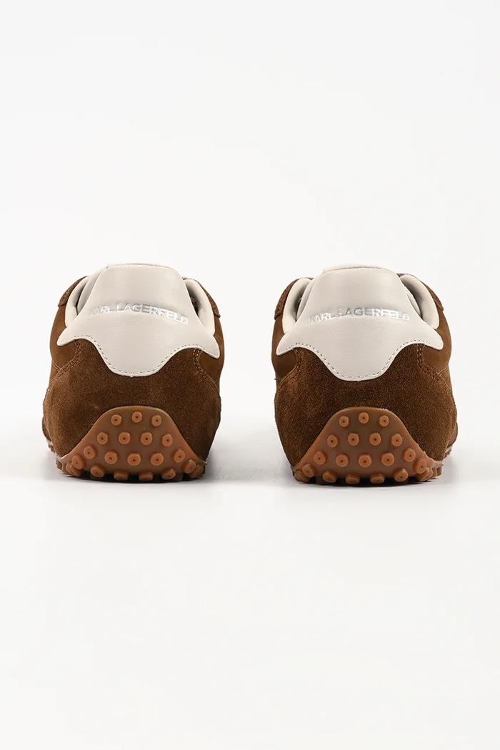Obuwie Karl Lagerfeld Astra Lo sneakersy męskie zamszowe KL55922L.522 brązowy