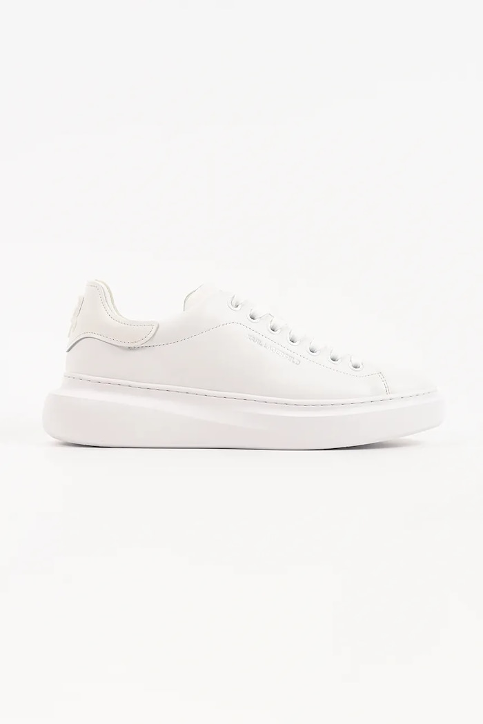 Karl Lagerfeld Kore sneakersy męskie skórzane biały KL56525.01W