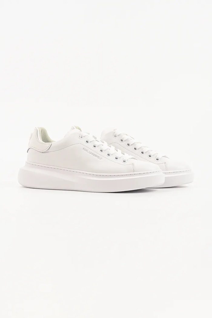 Karl Lagerfeld Kore sneakersy męskie skórzane KL56525.01W biały AW26