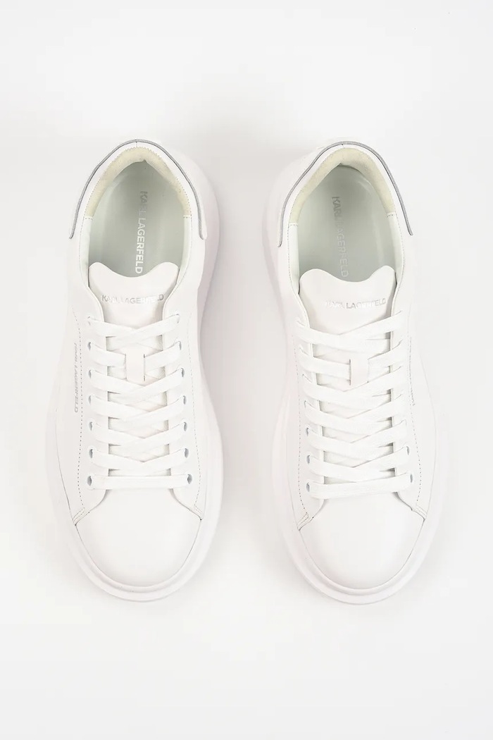 Karl Lagerfeld Kore sneakersy męskie skórzane biały KL56525.01W