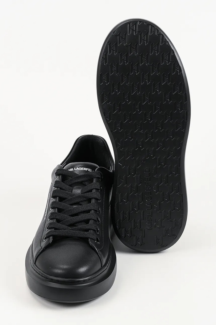 Karl Lagerfeld Kore sneakersy męskie skórzane KL56525.00X czarny