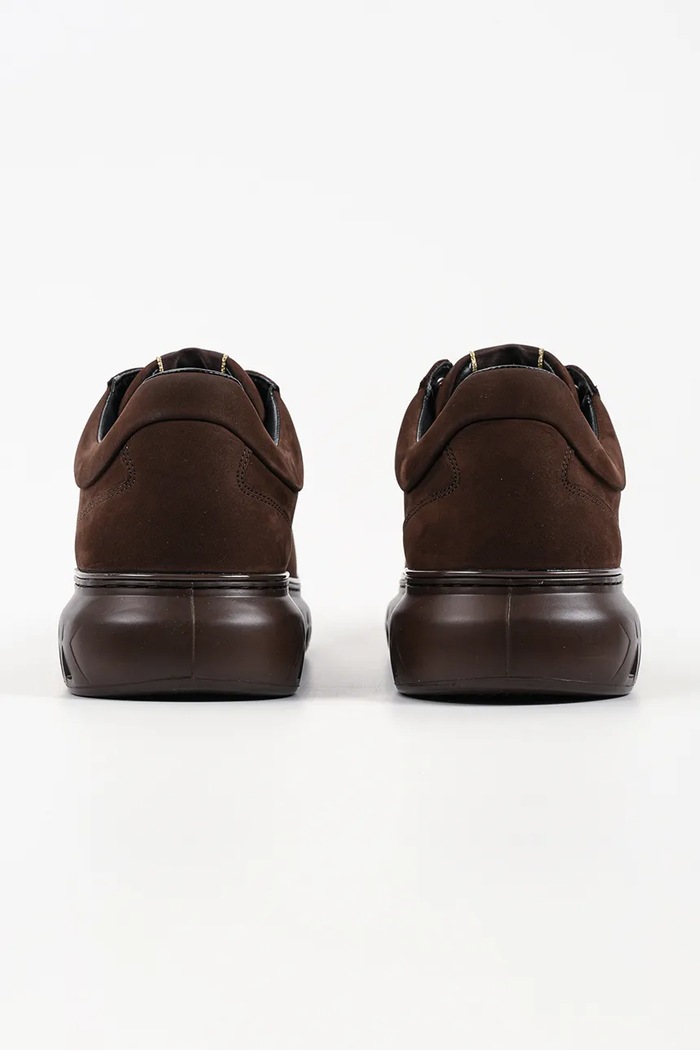 Obuwie Karl Lagerfeld Kapri Kite Rsg sneakersy męskie nubukowe KL54527.244 brązowy