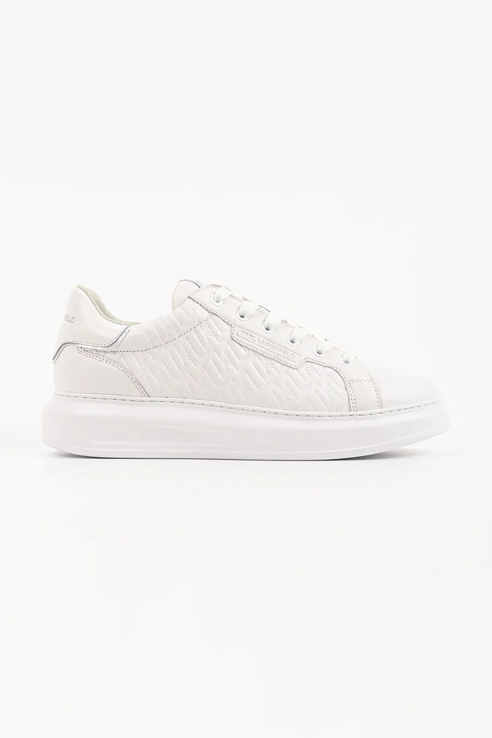 Karl Lagerfeld Kapri Mens маратонки мъжки от кожа бял KL52549T.01W