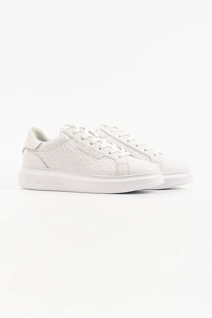 Karl Lagerfeld Kapri Mens маратонки мъжки от кожа KL52549T.01W бял AW26