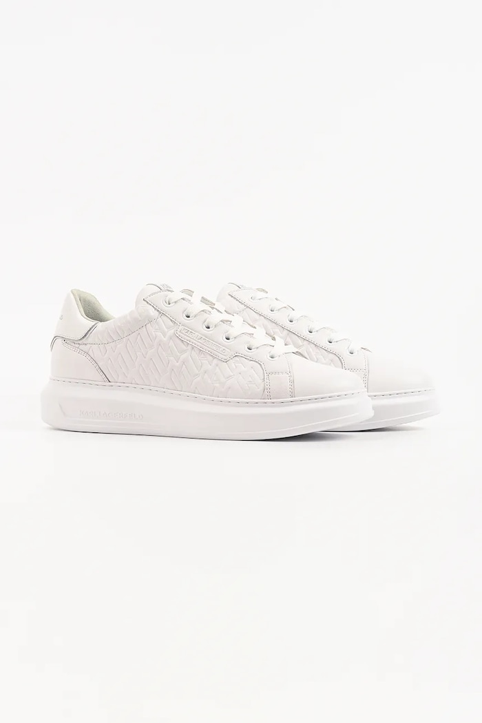 Karl Lagerfeld Kapri Mens маратонки мъжки от кожа KL52549T.01W бял AW26