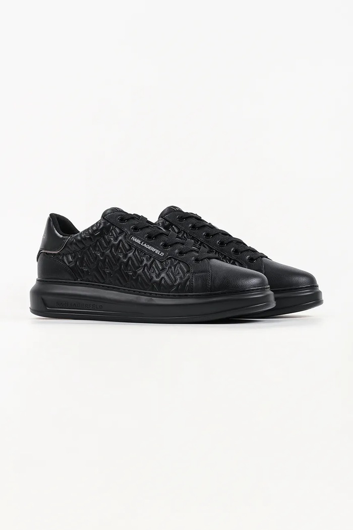 Karl Lagerfeld Kapri Mens sneakersy męskie skórzane KL52549T.00X czarny AW26