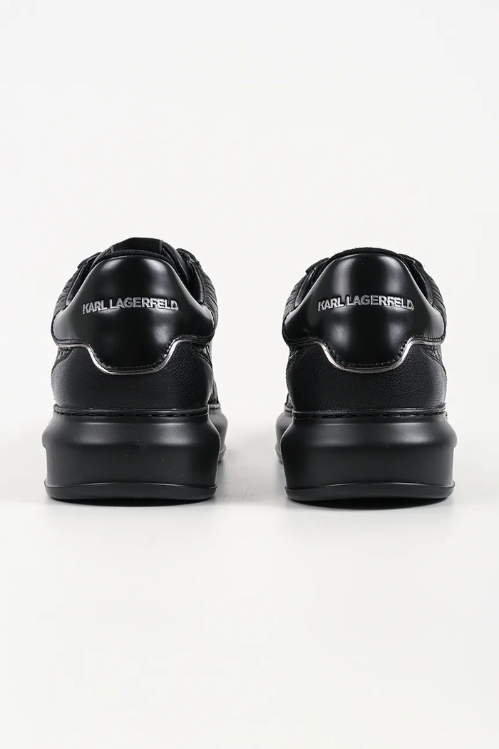 Obuwie Karl Lagerfeld Kapri Mens sneakersy męskie skórzane KL52549T.00X czarny