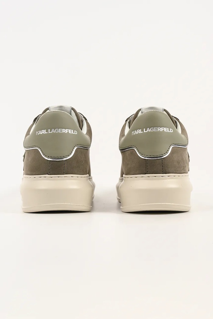 Obuwie Karl Lagerfeld Kapri Mens Nft sneakersy męskie nubukowe KL52572N.2KH zielony
