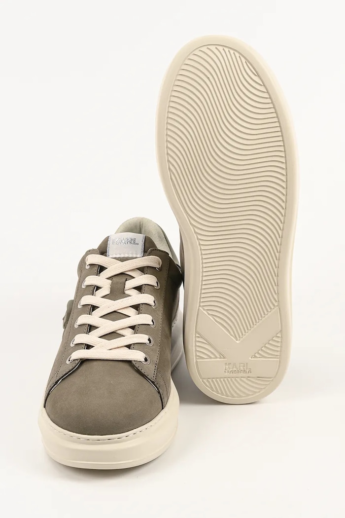 Karl Lagerfeld Kapri Mens Nft sneakersy męskie nubukowe KL52572N.2KH zielony