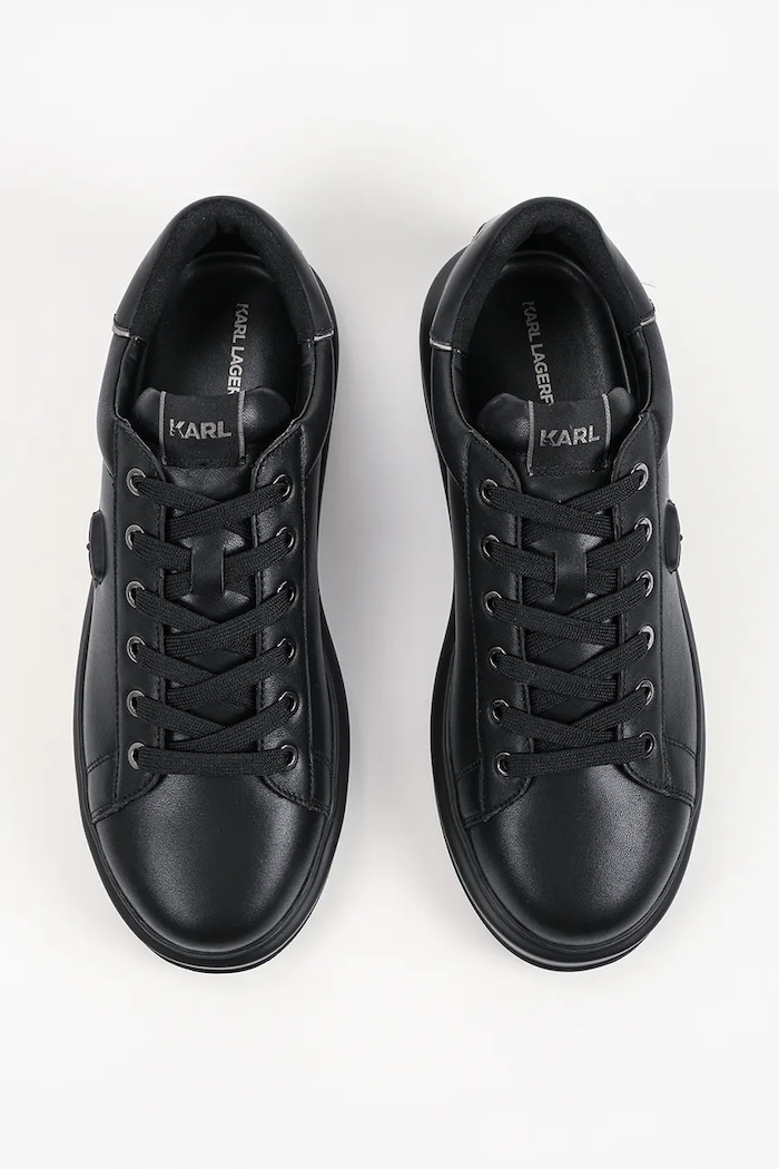 Karl Lagerfeld Kapri Nft sneakersy męskie skórzane czarny KL52570N.00X