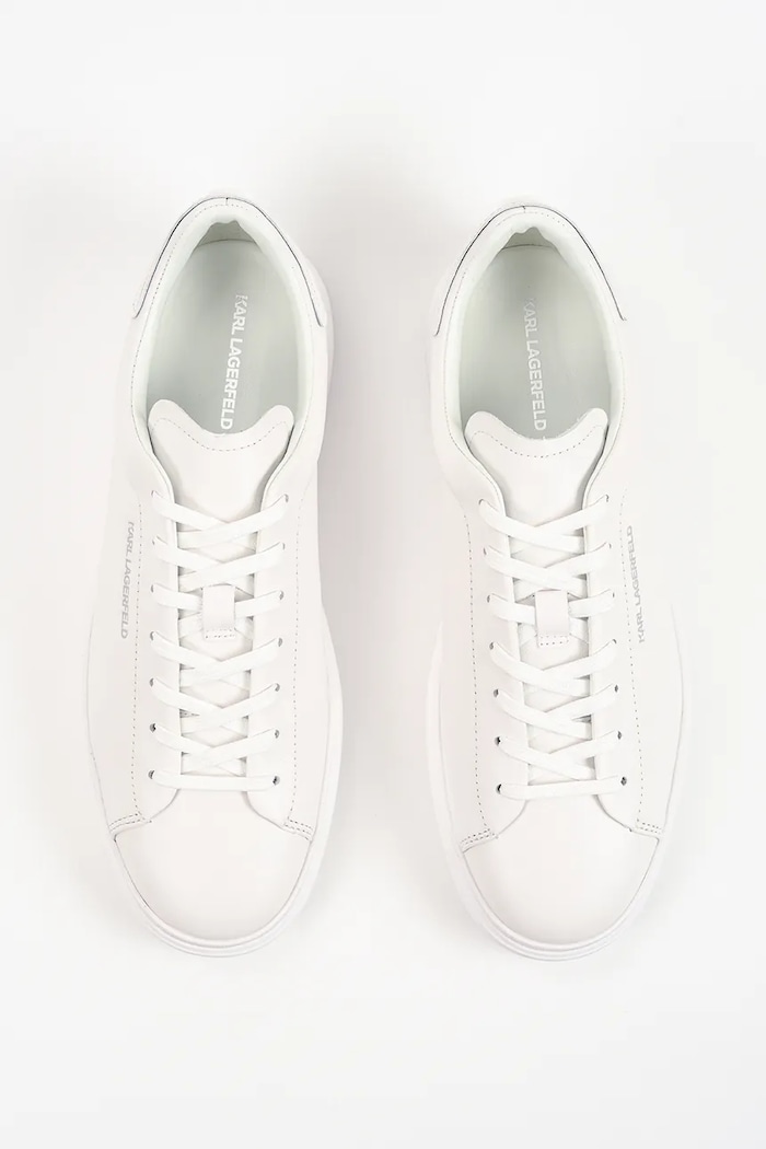 Karl Lagerfeld Kane sneakers boty pánské kožené bílá KL53525.01W