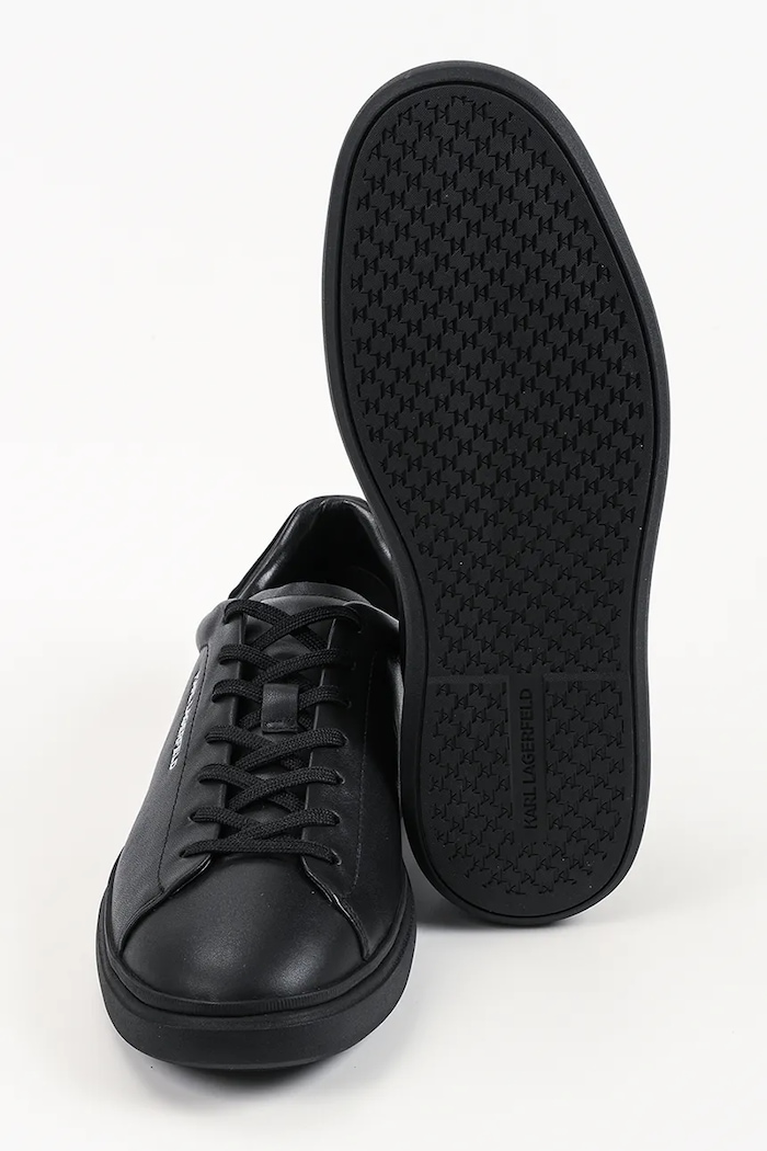 Karl Lagerfeld Kane sneakersy męskie skórzane KL53525.00X czarny