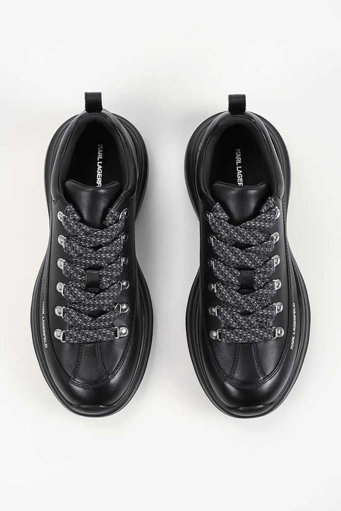 Kore Sport sneakersy męskie skórzane Karl Lagerfeld KL26526.000 czarny