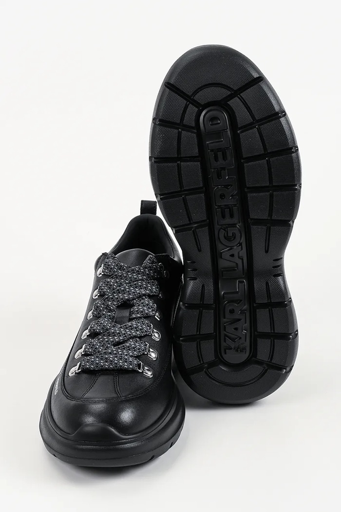 Kore Sport sneakersy męskie skórzane Karl Lagerfeld czarny KL26526.000