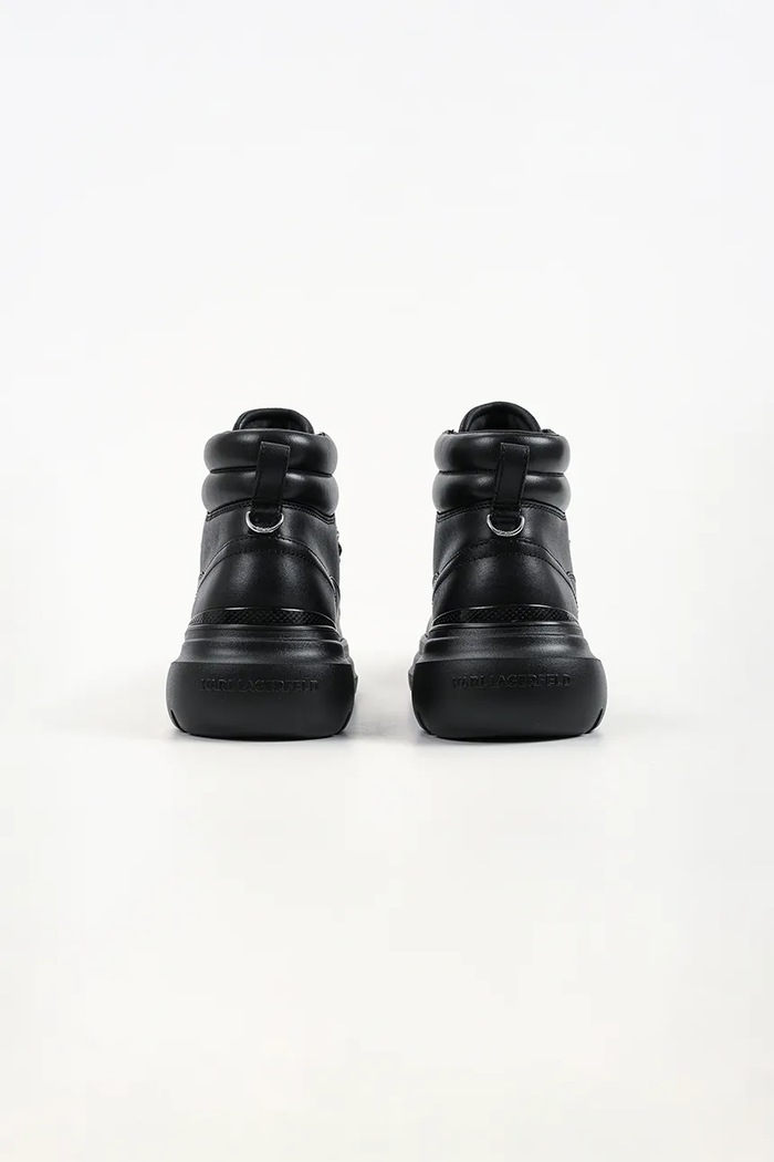Obuwie Karl Lagerfeld Sneakersy męskie skórzane Kore Sport KL26556.000 czarny