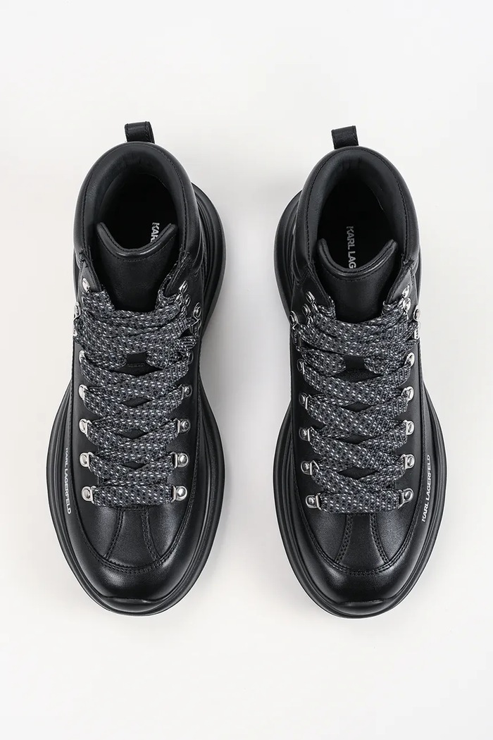Sneakersy męskie skórzane Kore Sport Karl Lagerfeld KL26556.000 czarny