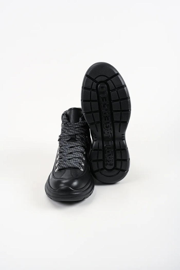 Sneakersy męskie skórzane Kore Sport Karl Lagerfeld czarny KL26556.000