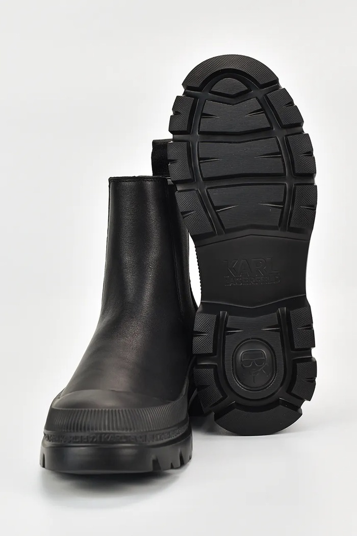 Karl Lagerfeld sztyblety męskie skórzane Trekka Mens KL25244.000 czarny