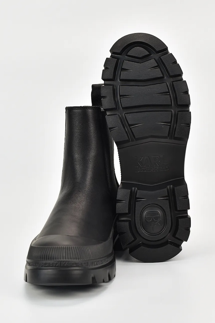 Karl Lagerfeld sztyblety męskie skórzane Trekka Mens KL25244.000 czarny