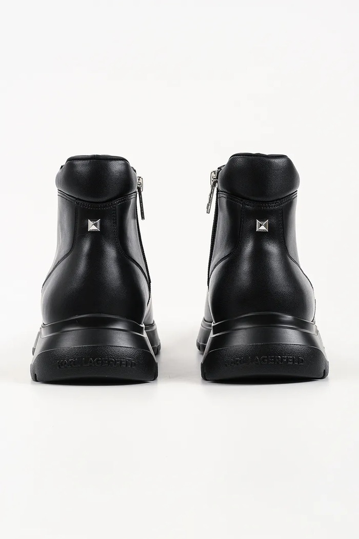 Obuwie Karl Lagerfeld workery męskie skórzane Magnus KL10650.000 czarny