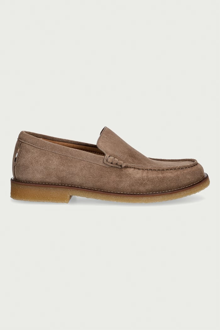 BOSS mokasíny pánské semišové Kope 50568752.260 béžová AW26