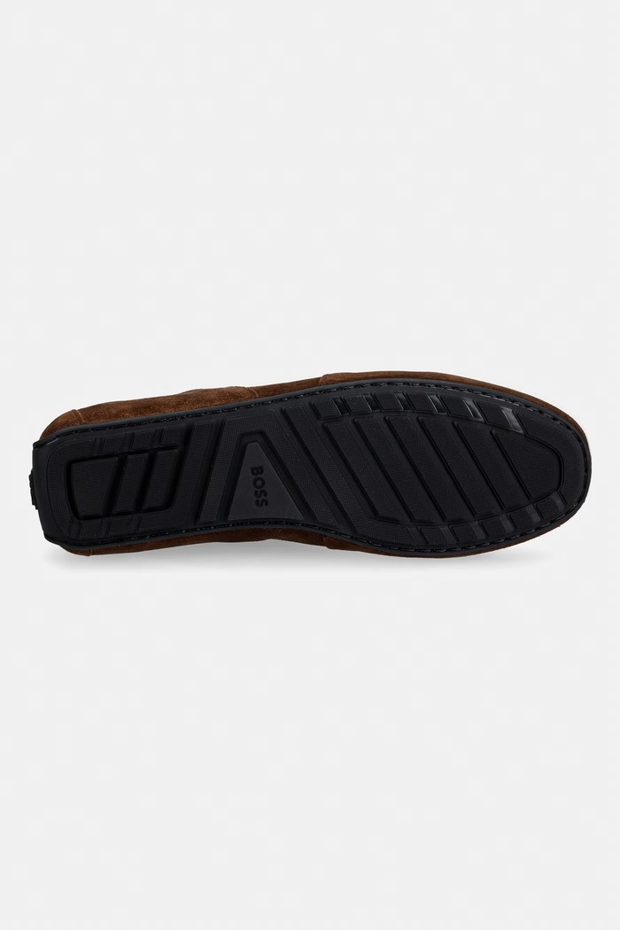 BOSS Noel sneakers pentru bărbați, din piele întoarsă 50568711.203 maro