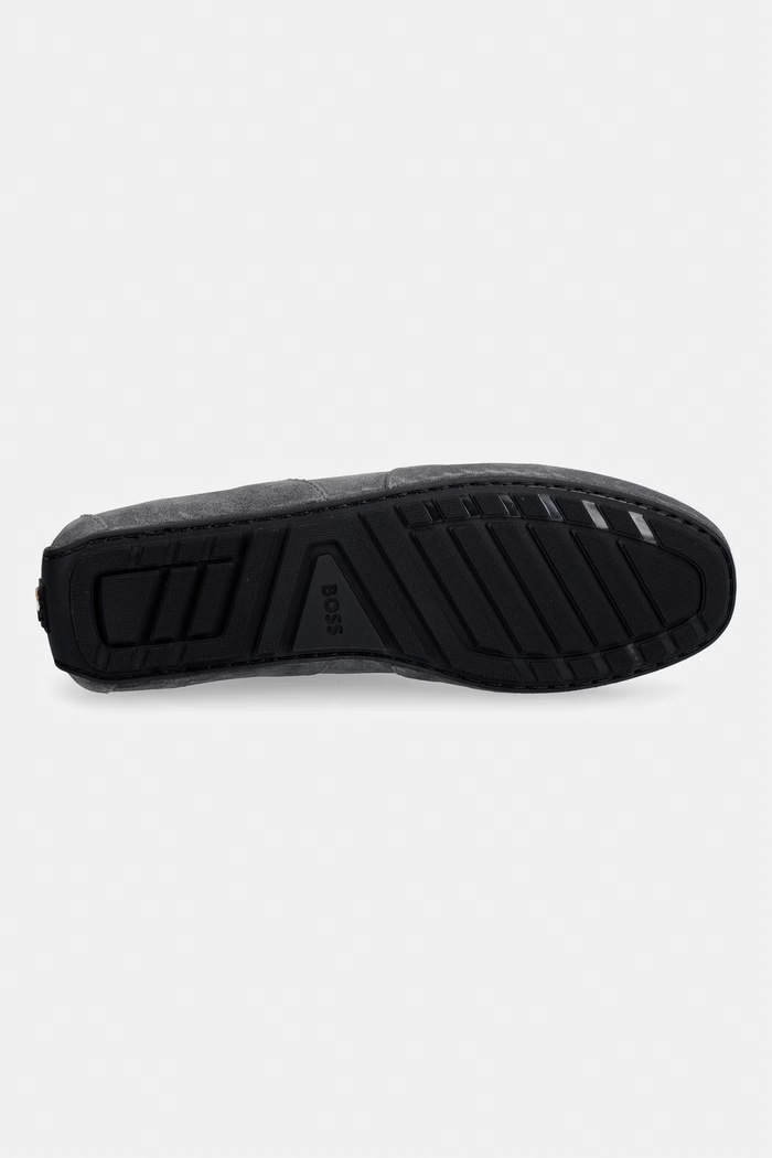BOSS Noel sneakersy męskie zamszowe 50568711.021 szary
