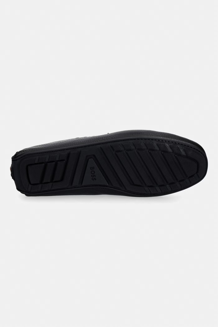 BOSS мокасини мъжки от кожа Noel 50568700.001 черен