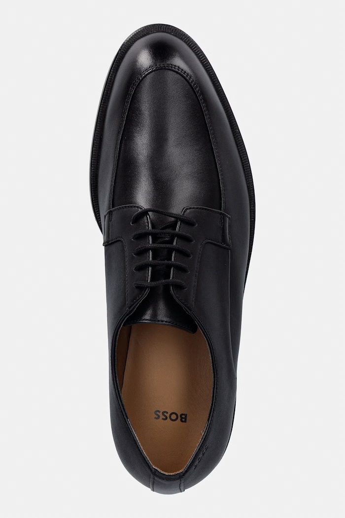 BOSS Polobotky pánské kožené Tayil-L černá 50568836.001