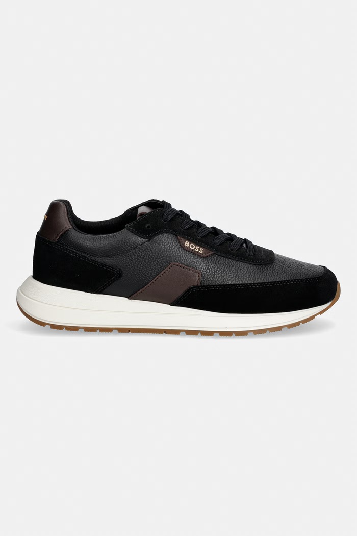 BOSS Vinston кроссовки для мужчин кожаные 50568951.002 чёрный AW26