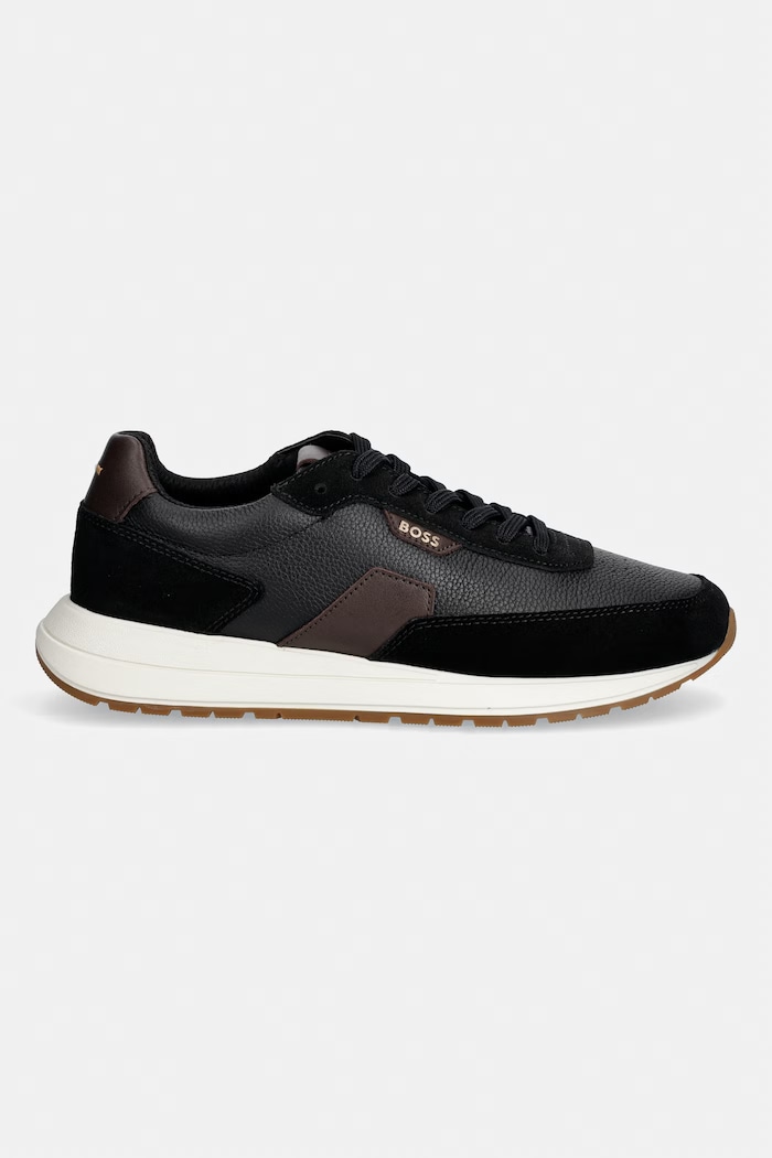 BOSS Vinston кроссовки для мужчин кожаные 50568951.002 чёрный AW26
