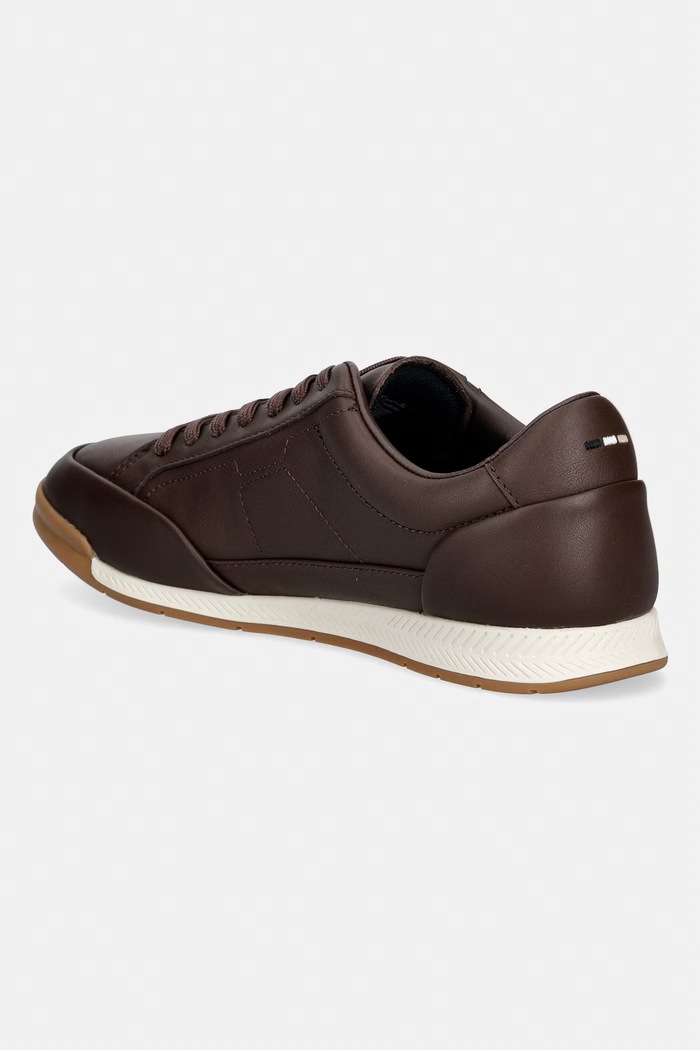 Încălțăminte BOSS sneakers pentru bărbați, din piele 50568493.201 maro