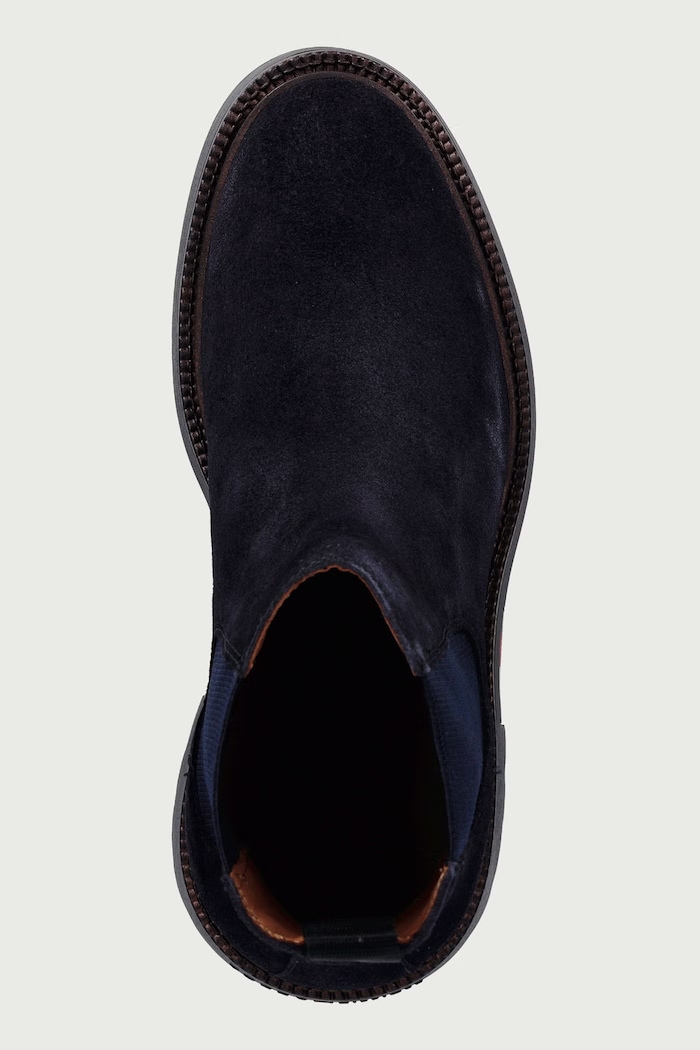 Sztyblety męskie zamszowe CORPORATE CASUAL SUEDE CHELSEA Tommy Hilfiger FM0FM05952 granatowy