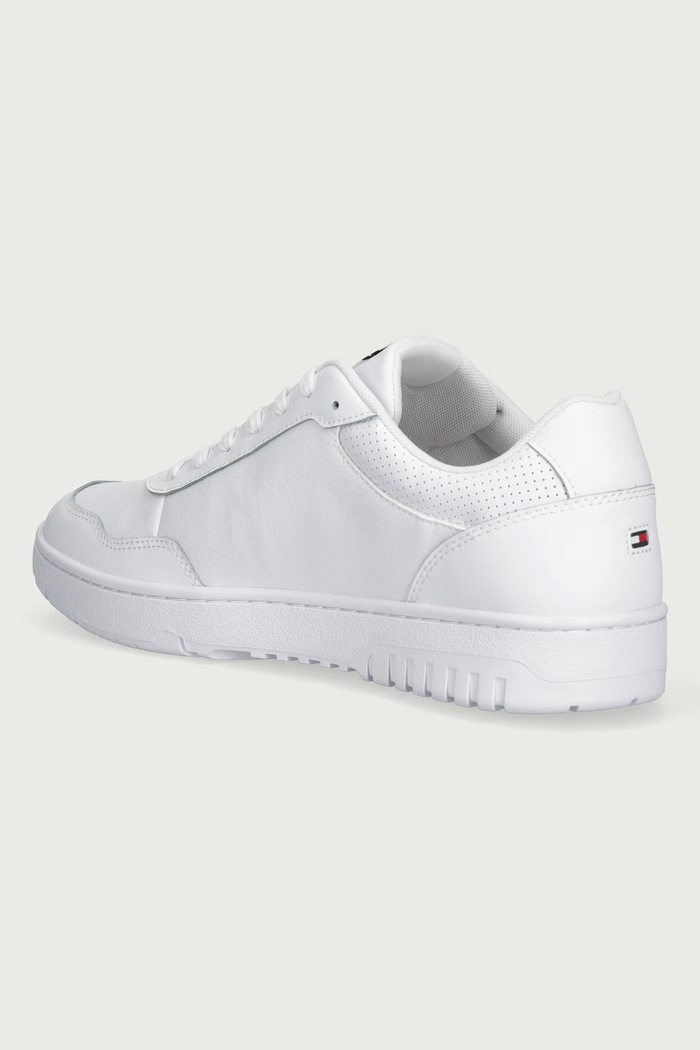 Obuwie Tommy Hilfiger TH BASKET CORE LEATHER sneakersy męskie FM0FM05927 biały