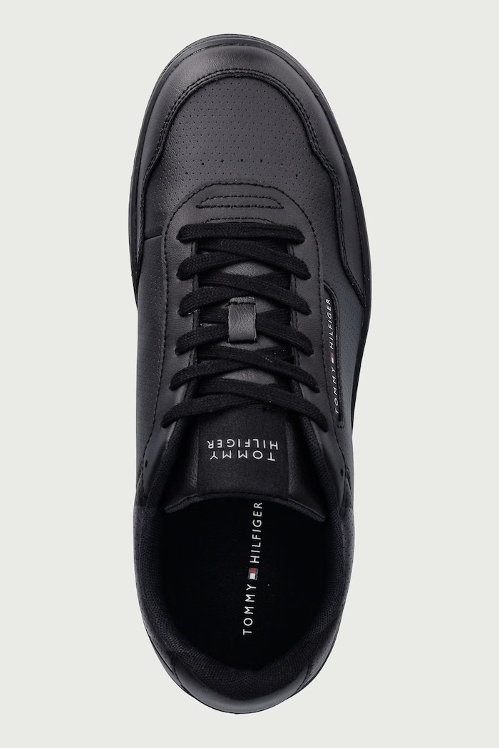 TH BASKET CORE LEATHER sneakers pánske Tommy Hilfiger FM0FM05927 čierna