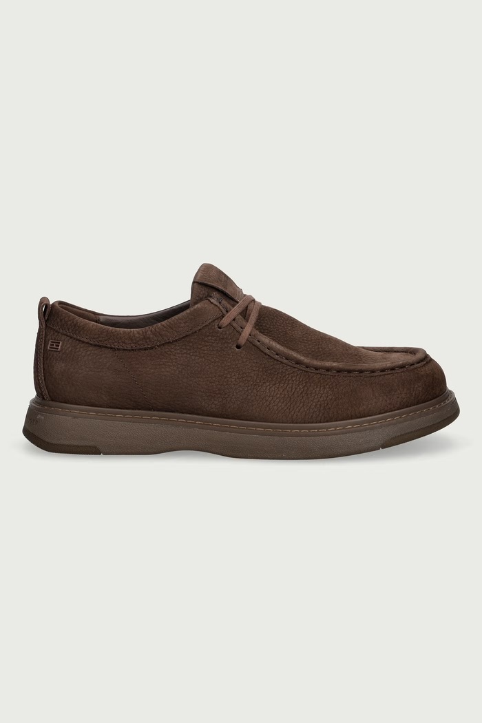 Tommy Hilfiger Mokasini moški nubuk COMFORT NUBUCK MOC TOE SHOE FM0FM05975 rjava AW26