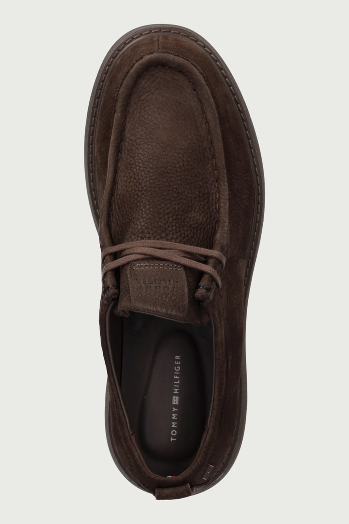 Mokasini moški nubuk COMFORT NUBUCK MOC TOE SHOE Tommy Hilfiger FM0FM05975 rjava