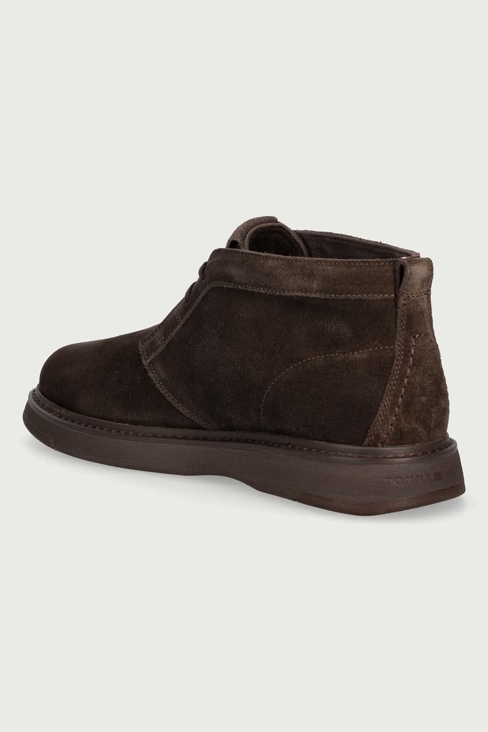 Obuv Tommy Hilfiger Topánky pánske semišové COMFORT SUEDE CHUKKA FM0FM06074 hnedá