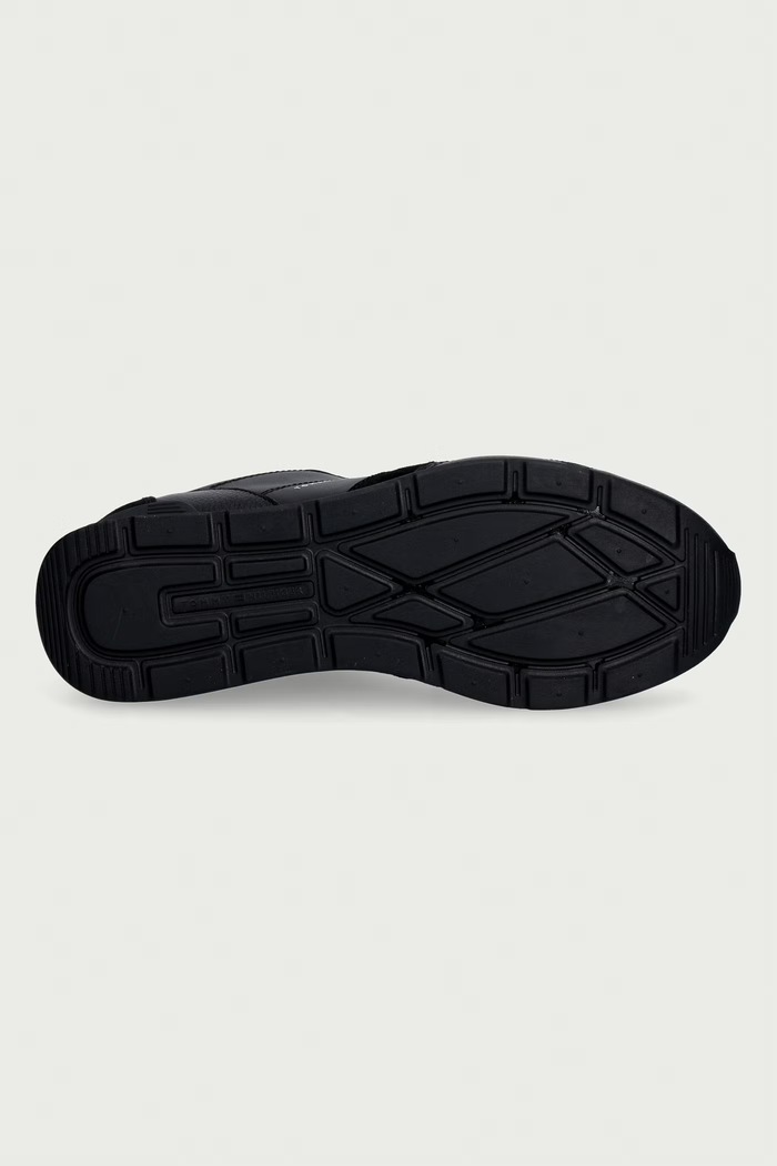Tommy Hilfiger T CORE LTH RUNNER sneakers pánske FM0FM06002 čierna