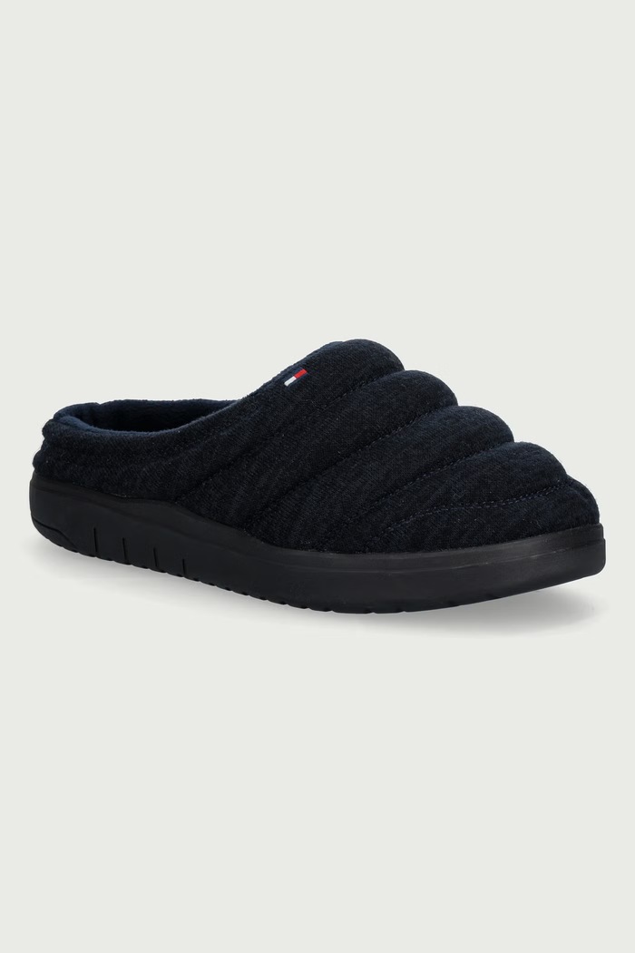 Tommy Hilfiger Kapcie męskie PREMIUM COMFORT HOUSE SHOE granatowy FM0FM06014