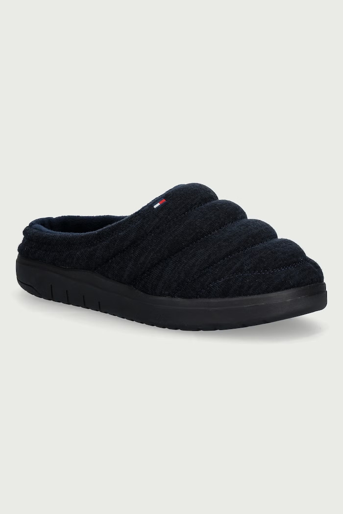 Tommy Hilfiger Kapcie męskie PREMIUM COMFORT HOUSE SHOE granatowy FM0FM06014